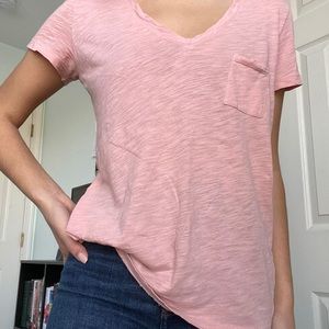 Madewell Whisper Cotton V-Neck Pocket Tee